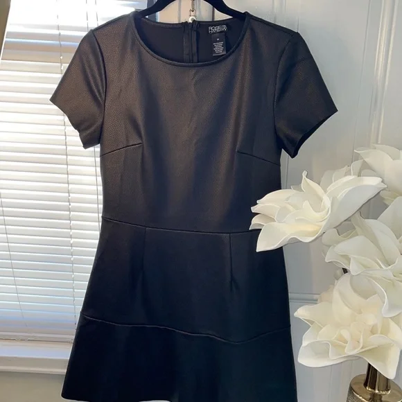 Dresses | Faux Leather Dress | Poshmark